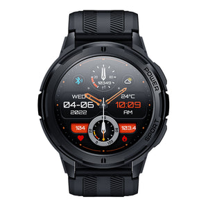 BOZLUN Smart Watch AMOLED HD Screen Resolution 466 * 466 Bluetooth Phone Call Smartwatch Waterproof Heart rate Monitoring