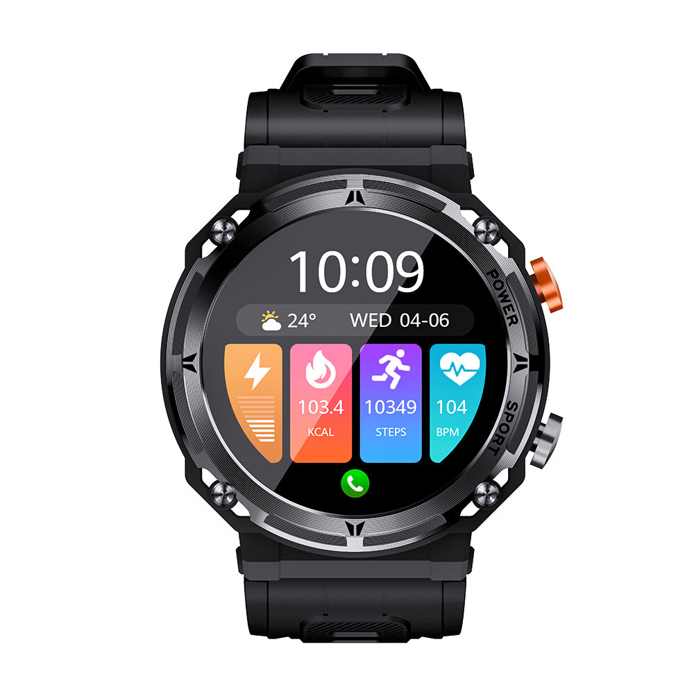 Bozlun B70P Smart Watch Bluetooth Calling Large Memory HD Display 100+ Sports Modes Heart Rate SpO2 Waterproof