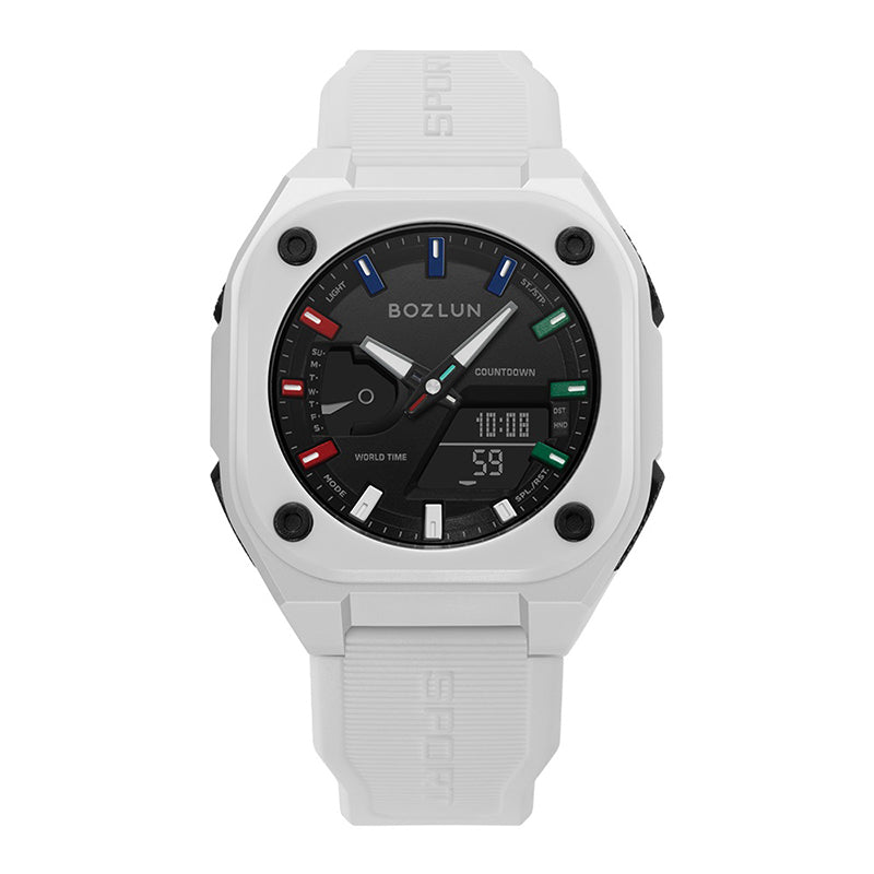 Hot Popular Style Bozlun BZ028 Silicone Strap Digital Watch Unisex Design Fashionable Single Display Digital Watch