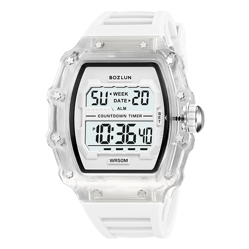Top Popular Bozlun BZ026 Unisex Digital Watch Sleek Single Display Design