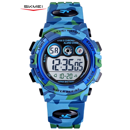 SKMEI Digital Sports Waterproof Watch , Outdoor Multifunction Chronograph with Colorful LED Backlight Analog Watches