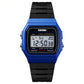 SKMEI Watches for Men Military Classic Square Digital with 50M Waterproof Led Light Alarm Chronograph Unisex Wrist Watch
