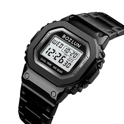 Fashion Trendy Bozlun BZ021 Digital Watch for Unisex Waterproof Multi Function Digital Watch