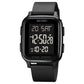 SKMEI Men's Digital Multifunction Watch Outdoor Casual Square 50M Waterproof Led Light Wristwatch
