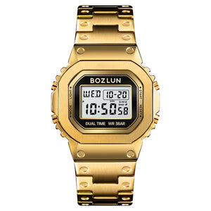 Bozlun BZ021 Unisex Digital Watch Hot Popular Style With Stainless Steel Strap Digital Watch