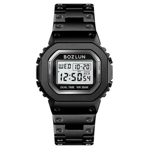 Fashion Trendy Bozlun BZ021 Digital Watch for Unisex Waterproof Multi Function Digital Watch