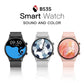 BOZLUN B53S Smart Watch | Bluetooth Call Waterproof IP67 | 100+ Sports Fitness Mode QR Display | IOS Android