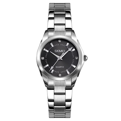 SKMEI Watches for Women Analog Quartz Stainless Steel Watches Fashion Waterproof Ladies Dress Wrist Watch