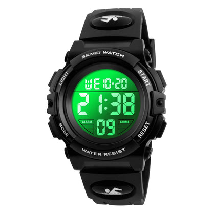 SKMEI 1266 Children's Watch, Boys' and Girls' Sports Watch Stopwatch Alarm 50m Waterproof Watch