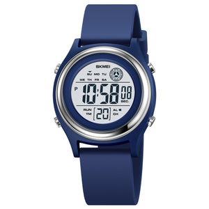 SKMEI Digital Watch for Outdoor Sport Multifunctional Chronograph LED 50 M Waterproof for Ages 5-13 Gift