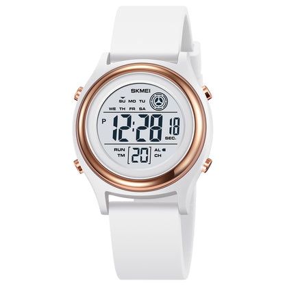 SKMEI Digital Watch for Outdoor Sport Multifunctional Chronograph LED 50 M Waterproof for Ages 5-13 Gift
