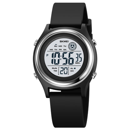 SKMEI Digital Watch for Outdoor Sport Multifunctional Chronograph LED 50 M Waterproof for Ages 5-13 Gift