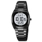 SKMEI Watches for Women Sport Digital Womens Watch Waterproof with Stainless Steel Strap Alarm Countdown Dual Time