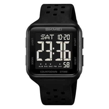 SKMEI Mens Digital Watch Outdoor Sports Waterproof Large Face Wrist Watches 2440