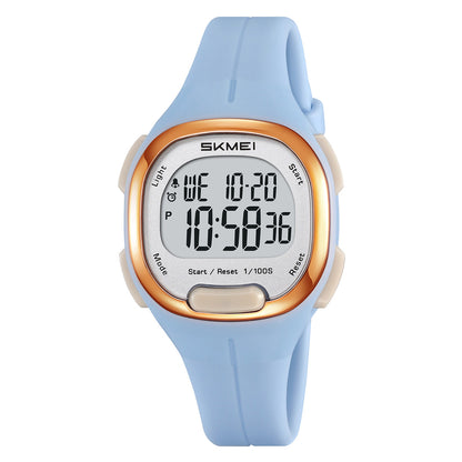 SKMEI Women Watch Digital Chronograph Watch Multifunctional Waterproof Sports Watch for Women with Alarm Stopwatch Back Light