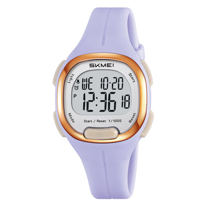 SKMEI Women Watch Digital Chronograph Watch Multifunctional Waterproof Sports Watch for Women with Alarm Stopwatch Back Light