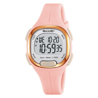 SKMEI Women Watch Digital Chronograph Watch Multifunctional Waterproof Sports Watch for Women with Alarm Stopwatch Back Light