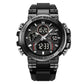 SKMEI Men's Watches Fashion Military Waterproof Big Face Digital Sport Watch with Dual Time Alarm LED Stopwatch