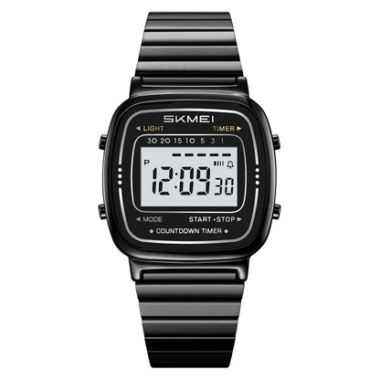 SKMEI Watches for Women Outdoor Sport Digital Watch Waterproof Chronograph Unisex Womens Wristwatch with Alarm/LED Backlight