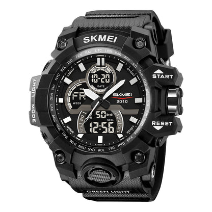 SKMEI Men's Digital Watches Sports Outdoor 50M Waterproof Military Wrist Watch Multi Function LED Alarm Stopwatch