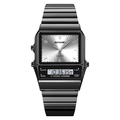 SKMEI Men Watch Digital Sports Watches for Womens Mens Multifunction Waterproof Wristwatch with 3Time/Alarm/Chronograph