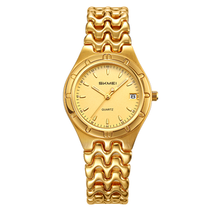 SKMEI Womens Watch Fashion Dress Waterproof Ladies Watches Easy Read Quartz Wristwatch for Women with Date