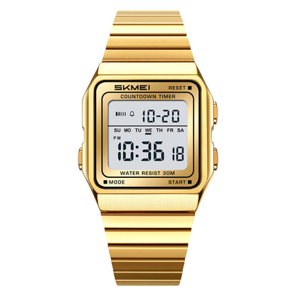 SKMEI Women Watches Waterproof Women's Digital Sports Watch Chronograph Wristwatch for Women with Dual time/Alarm