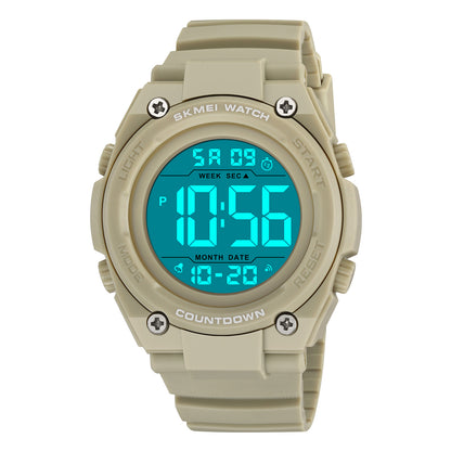 SKMEI Mens Digital Watch Sports Military Waterproof Outdoor Chronograph Wrist Watches for Men