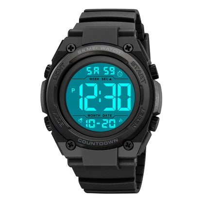 SKMEI Mens Digital Watch Sports Military Waterproof Outdoor Chronograph Wrist Watches for Men