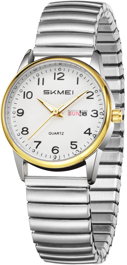 SKMEI Watches for Women Easy Reader Ladies Analog Quartz Watch Luminous Date Waterproof Watch Gift for Womens Wristwatch