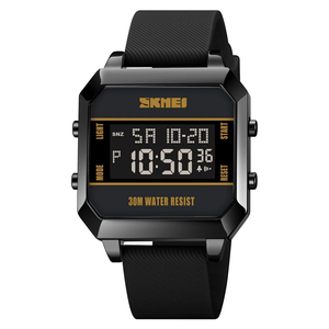 SKMEI Men's Watch,  Big Face Fashion Outdoor Sports Watch, Black