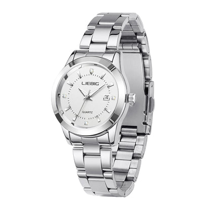 SKMEI Watches for Women Luxury Dress Analog Quartz Women Wristwatch Waterproof Date Stainless Steel Ladies Watch