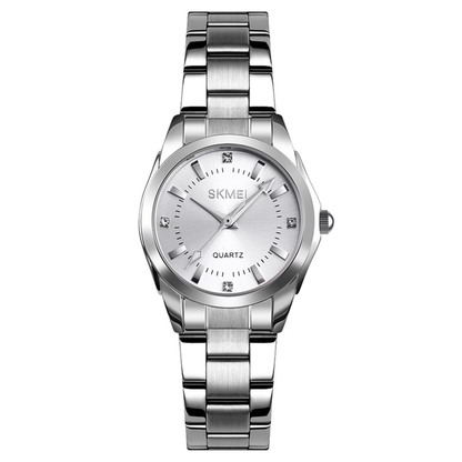 SKMEI Watches for Women Analog Quartz Stainless Steel Watches Fashion Waterproof Ladies Dress Wrist Watch