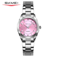 SKMEI Watches for Women Analog Quartz Stainless Steel Watches Fashion Waterproof Ladies Dress Wrist Watch