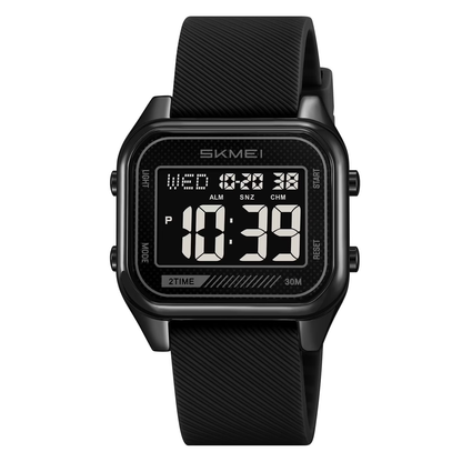 SKMEI Mens Digital Watch Sports Waterproof Outdoor LED Screen Large Face Wrist Watches for Men with Back Light Alarm Date Stopwatch