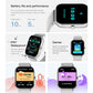 BOZLUN B56 Smart Watch Lelaki Bluetooth Phone Call Full Touch Screen Sleep Monitoring Waterproof Sport Smartwatch