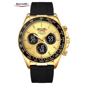 SKMEI Mens Digital Watch Sports Military Waterproof Wristwatch Outdoor Chronograph Watches for Men Backlight Alarm Business Watch,Silicone Watch Band