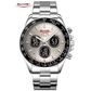 SKMEI Mens Digital Watch Sports Military Waterproof Wristwatch Outdoor Chronograph Watches for Men Backlight Alarm Business Watch,Stainless Steel Watch Band