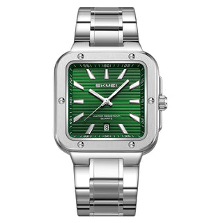 SKMEI Men Watches Analog Quartz Stainless Steel Watches for Men Waterproof Luminous Date Classic Men Wrist Watch
