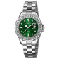 SKMEI Watches for Women Luxury Dress Waterproof Wrist Watch Stainless Steel Ladies Watch with Luminous Date
