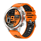 SKMEI GPS Smart Watch for Men with Offline Maps, 1.43" AMOLED, 6-Satellite Positioning, Swim-Ready 3ATM, Bluetooth Call, for Android iOS