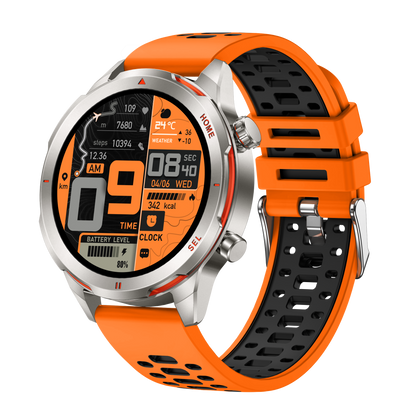 SKMEI GPS Smart Watch for Men with Offline Maps, 1.43" AMOLED, 6-Satellite Positioning, Swim-Ready 3ATM, Bluetooth Call, for Android iOS