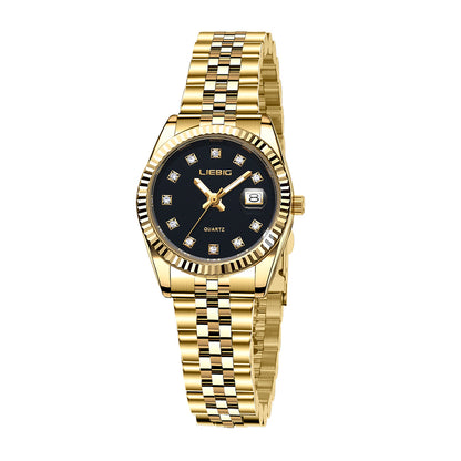 LIEBIG Watches for Women Luxury Easy Read Analog Quartz Dress Women's Watch，with Date Luminous Waterproof Ladies Watches for Small Wrists