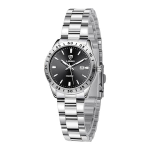 SKMEI Watches for Women Luxury Dress Analog Quartz Women Wristwatch Waterproof Luminous Date Stainless Steel Ladies Watch