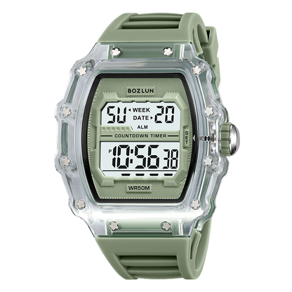 Top Popular Bozlun BZ026 Unisex Digital Watch Sleek Single Display Design
